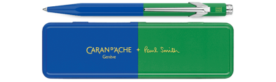 Caran d'Ache 849 PAUL SMITH Kobaltblau & Smaragdgrün Kugelschreiber - Limitierte Auflage